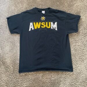 Gildan Black and Yellow Graphic Tee